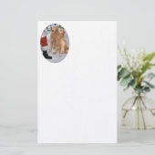 Papeterie Noël Golden Retriever (Debout devant)