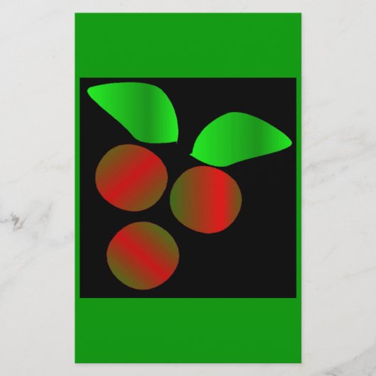 Papeterie Noël Holly I (Devant)