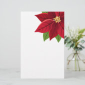 Papeterie Noël Poinsettia (Debout devant)