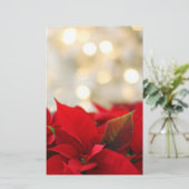 Papeterie Noël Poinsettia (Debout devant)