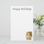 Papeterie Noël vintage, ange (Debout devant)