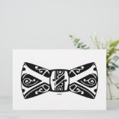 Papeterie Nœud papillon noir et blanc (Debout devant)