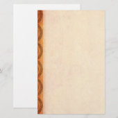 Papeterie Noeuds celtiques orange (Devant / Derrière)