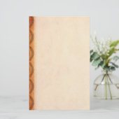 Papeterie Noeuds celtiques orange (Debout devant)