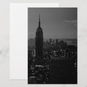 Papeterie Noir blanc New York (Devant / Derrière)