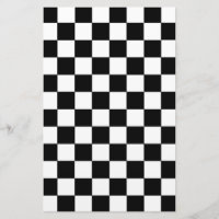 Noir et blanc Checkered