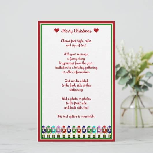 Papeterie Noisette Soldats Noël (Debout devant)