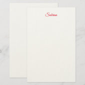 Papeterie Nom de calligraphie classique professionnel person (Devant / Derrière)