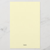 Papeterie Nom de calligraphie minimaliste professionnelle (Dos)