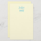 Papeterie Nom de calligraphie minimaliste professionnelle (Devant / Derrière)