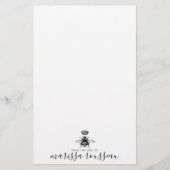 Papeterie Nom du script manuscrit du logo Queen Bee (Devant)