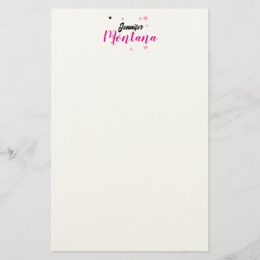 Papeterie Nom minimaliste moderne élégant professionnel (Devant)