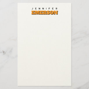 Papeterie Nom moderne minimaliste professionnel simple