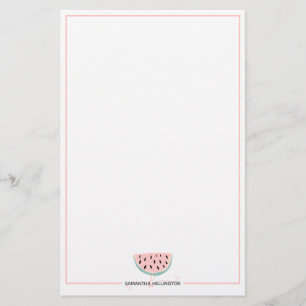 Papeterie Nom monogramme de pastel pastel modifiable moderne