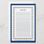 Papeterie Nota - Conception 3 (Devant / Derrière)