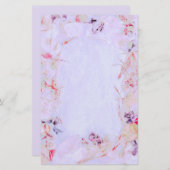 Papeterie Note d'écriture personnelle prenant un message flo (Devant / Derrière)