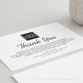 Papeterie Note Merci | Logo personnalisé