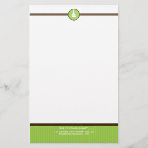 Papeterie NOTEPAPER PERSONNALISÉ :: stripedstitch 6