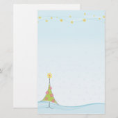 Papeterie NOTEPAPER SAISONNIER :: charistmastree 1 (Devant / Derrière)