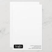 Papeterie Notes de logo Office ou Business de base (Devant / Derrière)