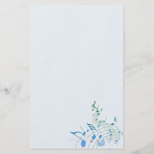 Papeterie Notes de musique (Devant)