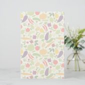 Papeterie Nourriture sur un arrière - plan blanc (Debout devant)