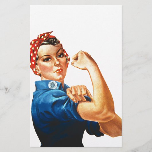 Papeterie Nous pouvons le faire Rosie la riveuse femmes pouv (Devant)