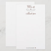 Papeterie Nous sommes tous fous ici (Devant / Derrière)