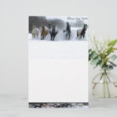 Papeterie Nouveau cheval de traînées de flamme stationnaire (Debout devant)