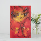 PAPETERIE NUAGE AVEC RIBBON ROUGE (Debout devant)