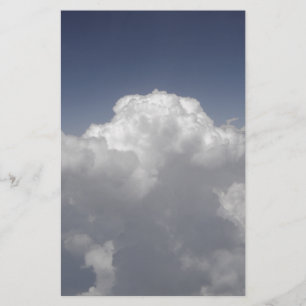 Papeterie Nuages à 30 000 pieds d'une fenêtre d'avion