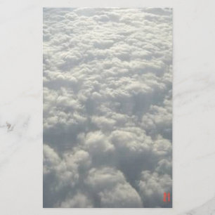 PAPETERIE NUAGES DE FLUFFE BLANC