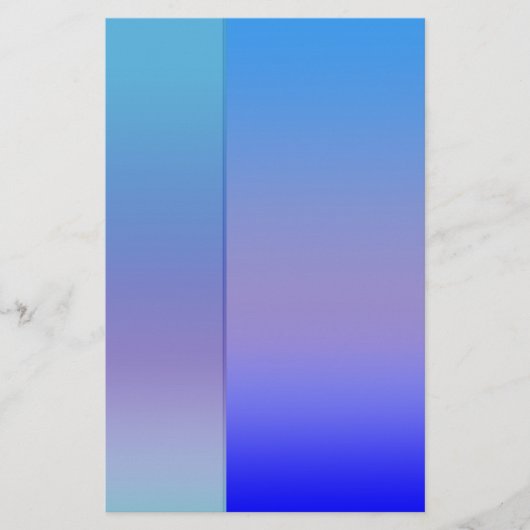 Papeterie Nuances de bleu (Devant)