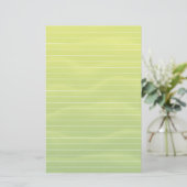 Papeterie Nuances de vert de chaux avec des lignes (Debout devant)