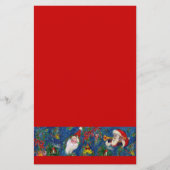 Papeterie NUIT DE NOËL MUSICALE / PÈRE NOËL AVEC JOUETS Bleu (Devant)