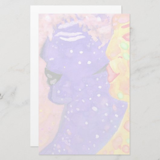 Papeterie Nymphs Folk Art par AnyaC (Devant / Derrière)