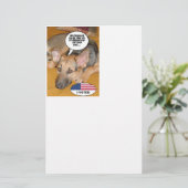 Papeterie Obama Pet/Whitehouse Humour (Debout devant)