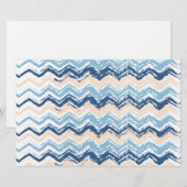 Papeterie Ocean Waves Chevron (Devant / Derrière)