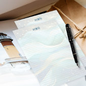 Papeterie Ocean Waves Lined Monogram Writing Paper