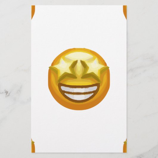 Papeterie oeil étoile émoji (Devant)