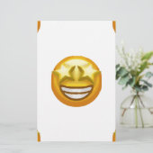 Papeterie oeil étoile émoji (Debout devant)