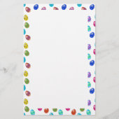 Papeterie OEufs colorés Pâques (Devant)