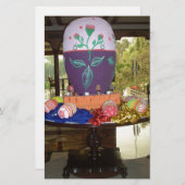 Papeterie OEufs de Pâques décorés (Devant / Derrière)