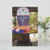 Papeterie OEufs de Pâques décorés (Debout devant)