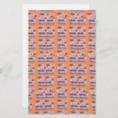 Papeterie Oeuvre d'art unique et élégante pour tous les âges (Devant / Derrière)