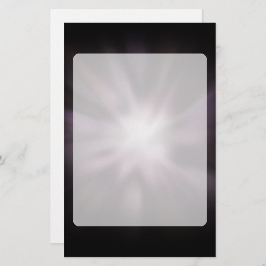 Papeterie Oeuvre d'éclatement cosmique (Devant / Derrière)