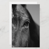 Papeterie OEuvre d'oeil noir blanc (Devant / Derrière)