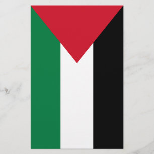 Papeterie officiellement le drapeau de l'État de Palestine