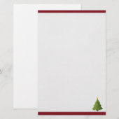 Papeterie Oh arbre de Noël (Devant / Derrière)