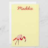 Papeterie Oiseau d'oranger flamand (Devant / Derrière)